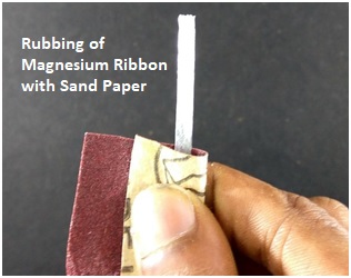 burning of magnesium ribbon experiment procedure