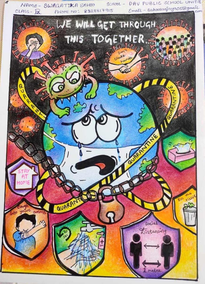 science drawing poster