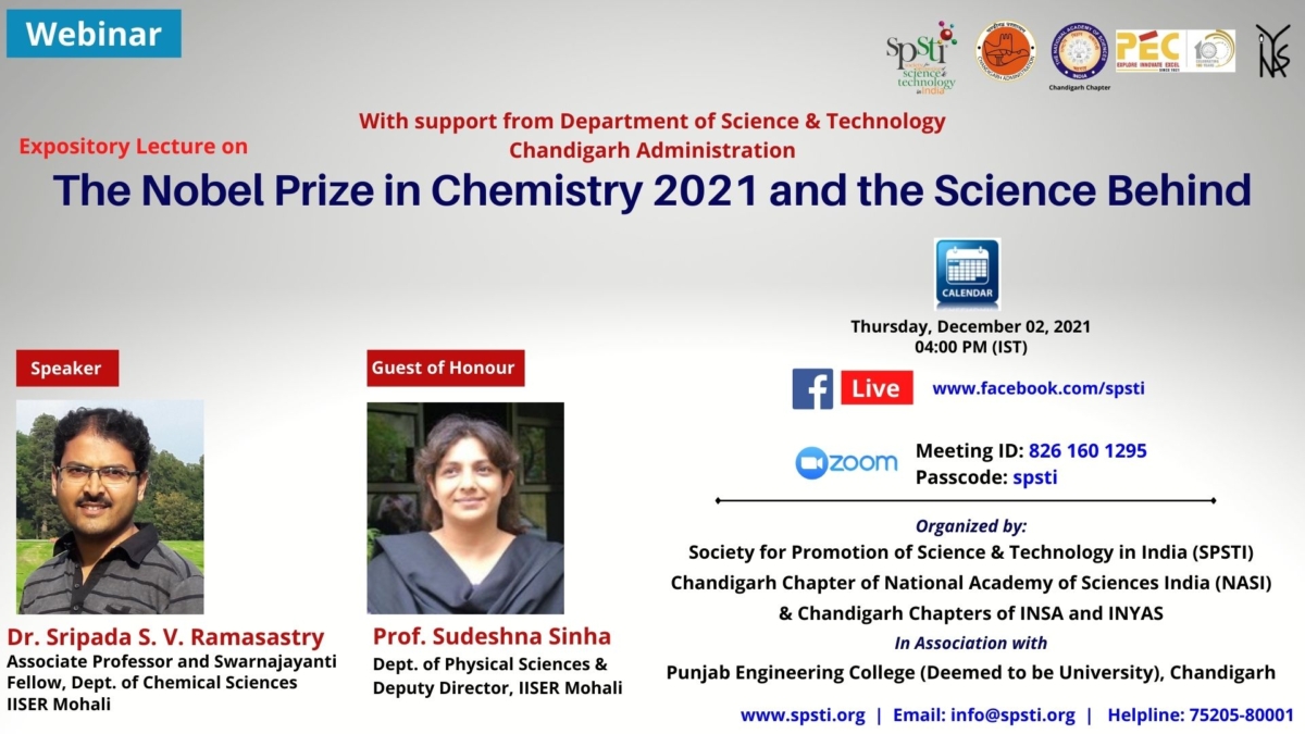 Nobel Prize In Chemistry 2021 And The Science Behind – Prof. S. S. V ...